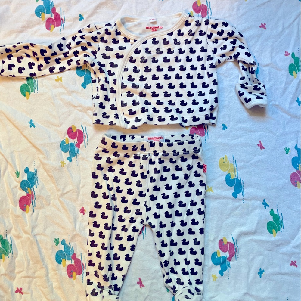 MagneticMe two piece baby pajamas